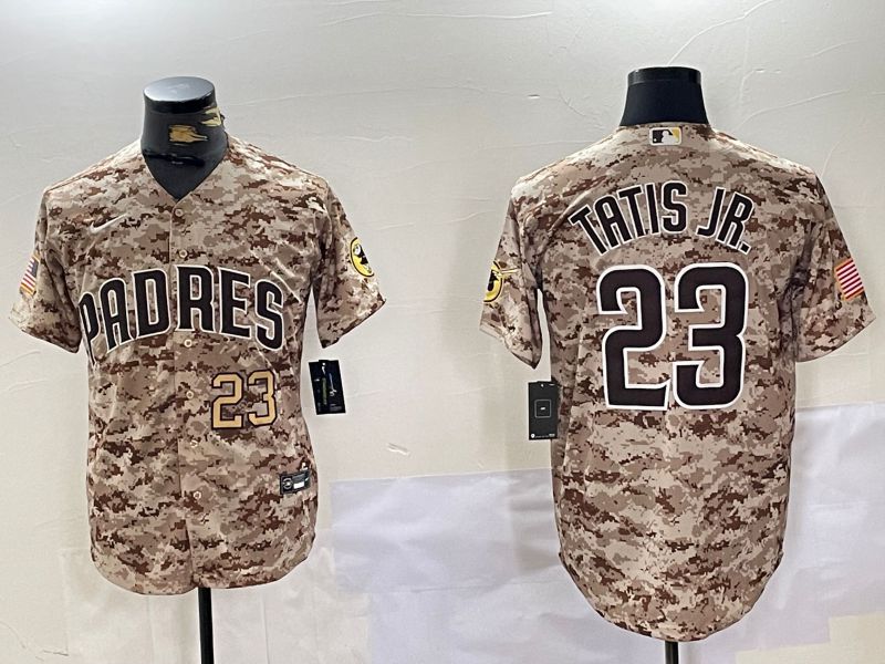 Men San Diego Padres #23 Tatis jr Camo Fashion 2024 Nike MLB Jersey style 3->indianapolis colts->NFL Jersey